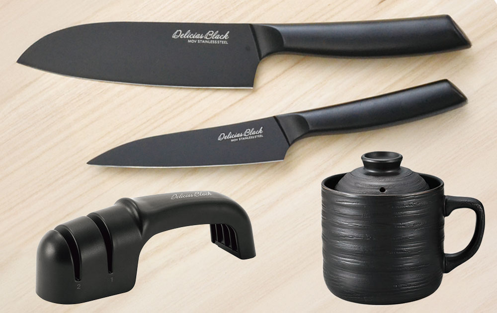 オールステンレス包丁3点セット+レンジ御膳