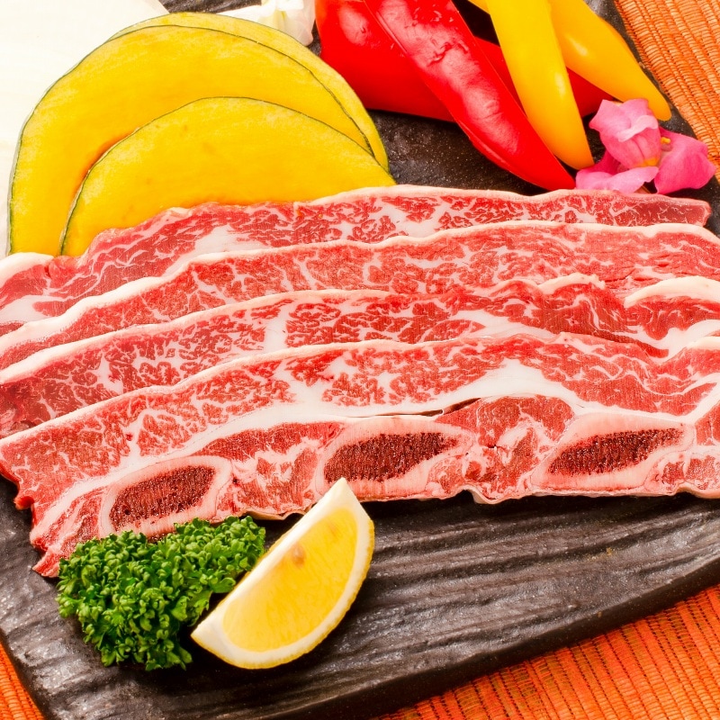 牛骨付きカルビ 焼肉 合計2kg 1kg×2パック 業務用 牛肉 骨付きカルビ-うに カニ まぐろなら築地の王様 本店