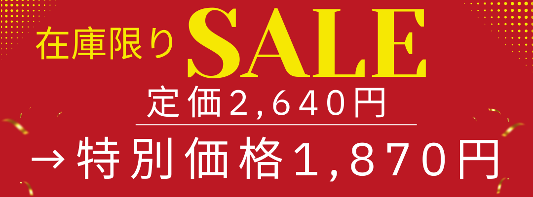 在庫限りSALE