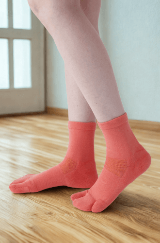 フローリングの上でも足が冷たくない！