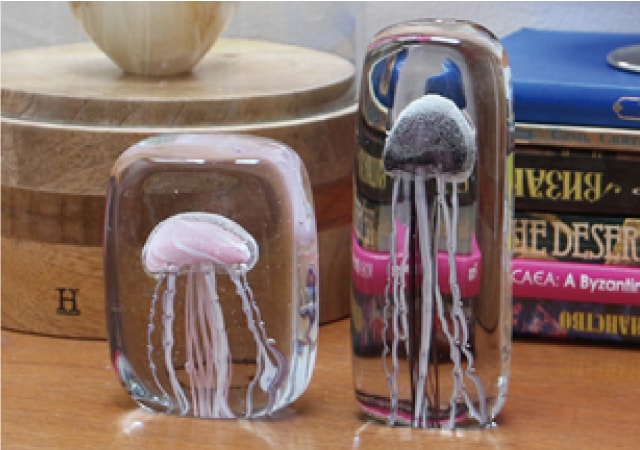 jellyfish ガラスオブジェ