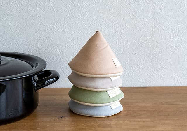 鍋つかみ 三角鍋つかみ ナチュラルシリーズ TRIANGLE POT HOLDER 
