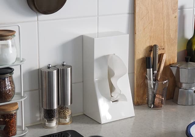 ティッシュケース STAND!ABS スタンドティッシュボックスエービーエス 