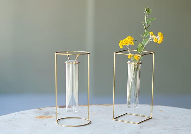 一輪挿し PIKE stand brass vase ピケ スタンド ブラス ベース