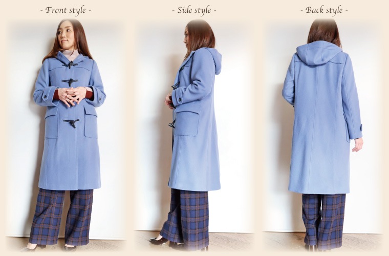 ウールダッフルコート/BLUE FRONCE 7664|BLUE FRONCE|フォルテシモ ウールダッフルコート/BLUE FRONCE 7664|BLUE FRONCE|フォルテシモ