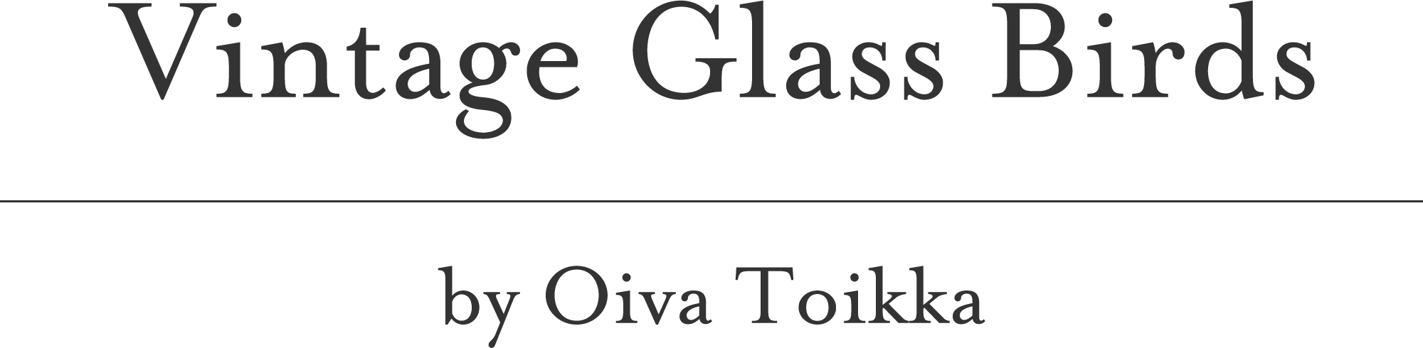 Vintage Glass Birds by Oiva Toikka