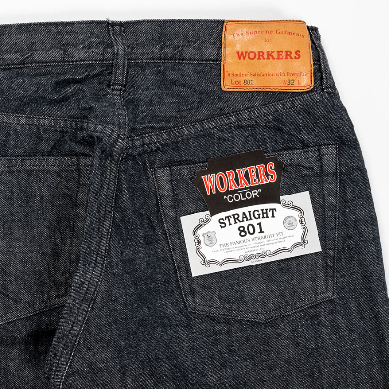 WORKERS/ワーカーズ Lot 801 Straight Jeans BLACKの通販｜Freeport 上野御徒町店