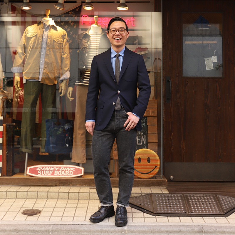 Candidum/カンディデュウム Blazer 紺ブレザーの通販｜Freeport 上野 