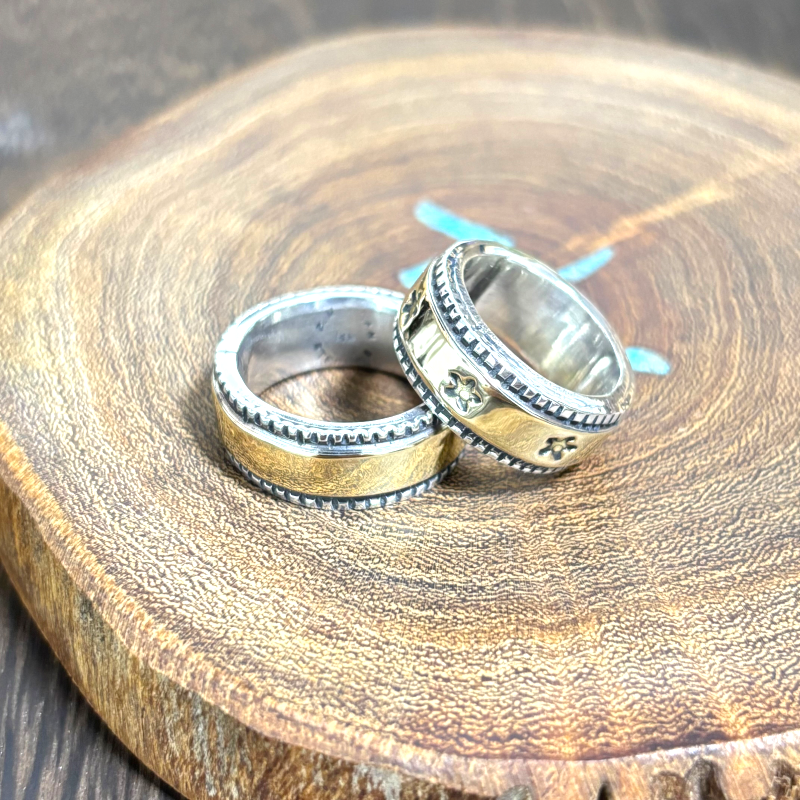 Bruce Morgan ブルースモーガン チゼルワークリング 14K 別注 ヘビー