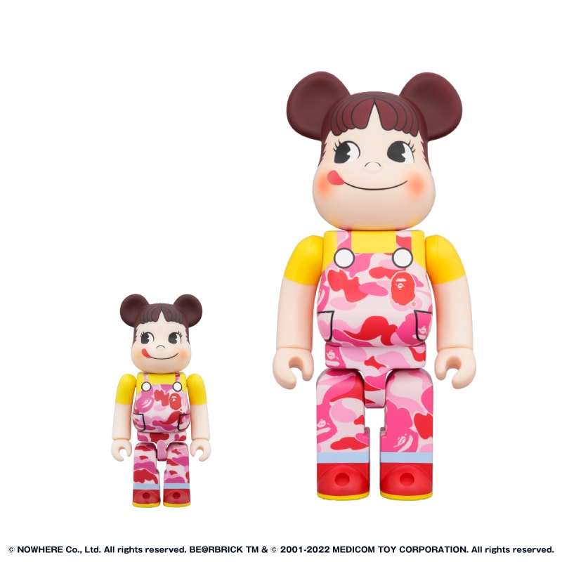 抽選販売終了】BE＠RBRICK BAPE® × ペコちゃん 100% & 400 ...