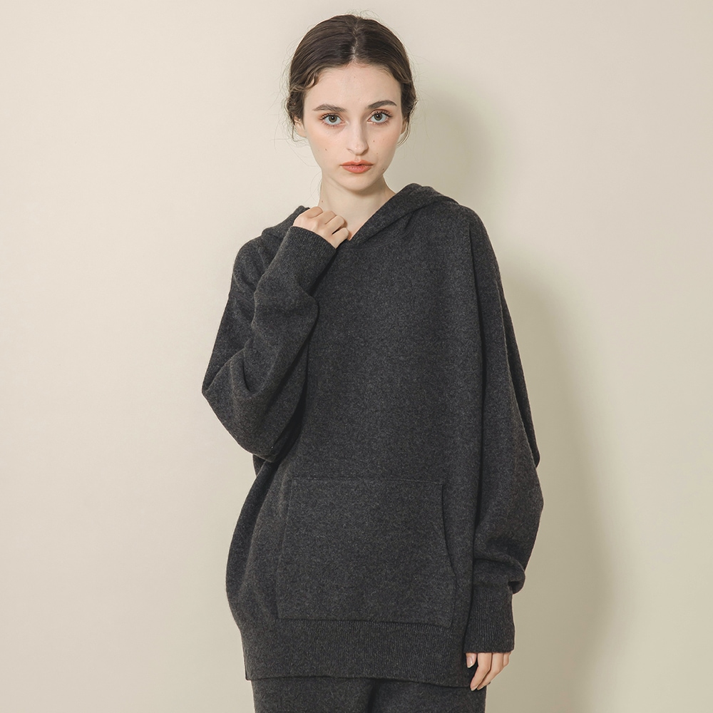 カシミヤ100％ Wフェイスフーディ | Women's Knit | FUKAKINET