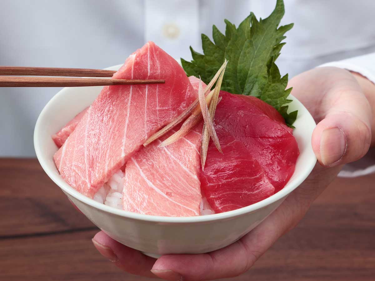 ご自宅で楽しむまぐろ丼イメージ