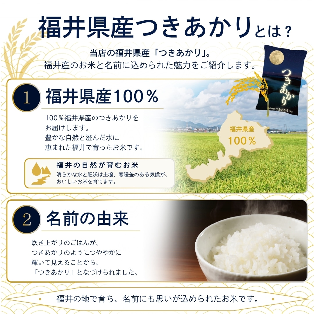 福井県産つきあかり 白米 5kg 令和7年産｜つきあかり |｜最短即日発送