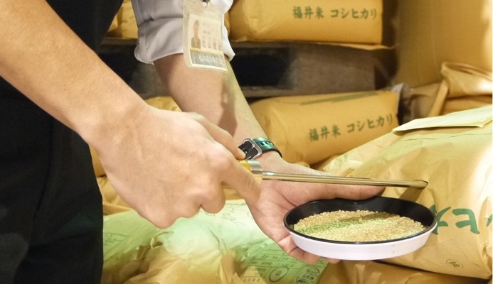 日本穀物検定協会の検査を通過した検査米