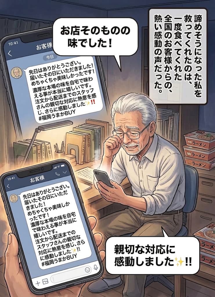 第4話：全国のお客様から届いた熱い感動のレビューに救われる