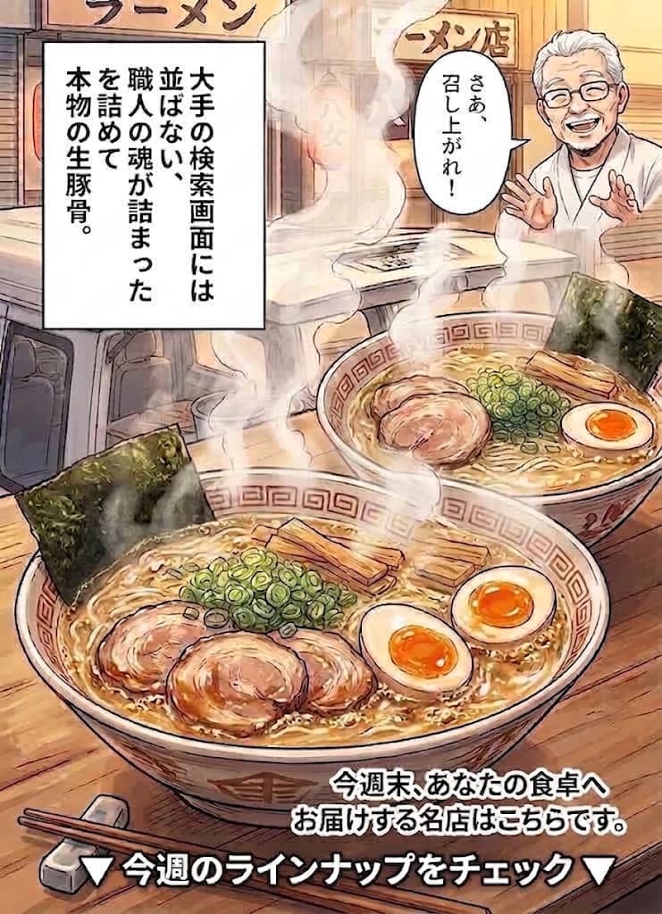 第6話：大手通販には並ばない本物の生豚骨ラーメンを今週末の食卓へ