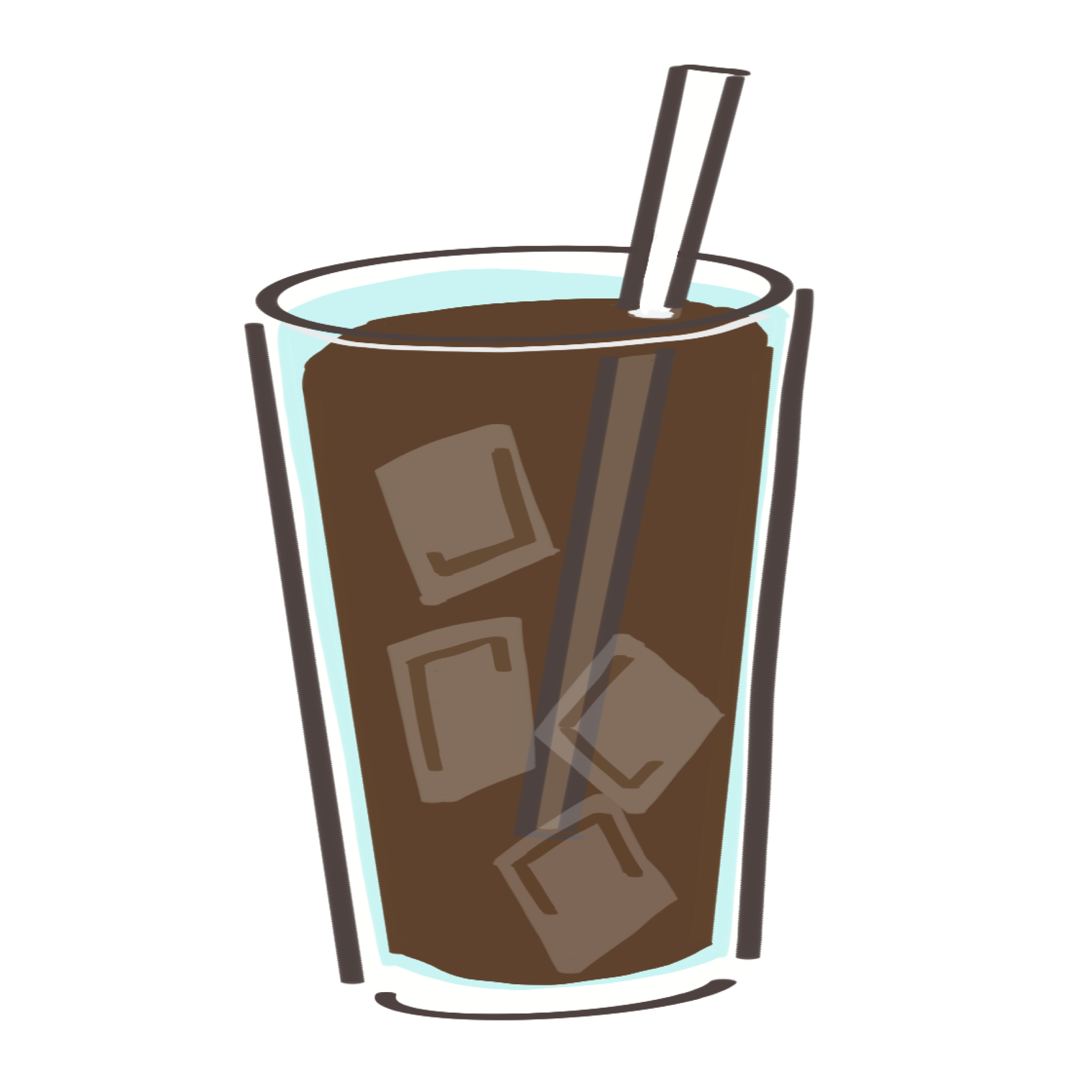 アイスコーヒーの写真