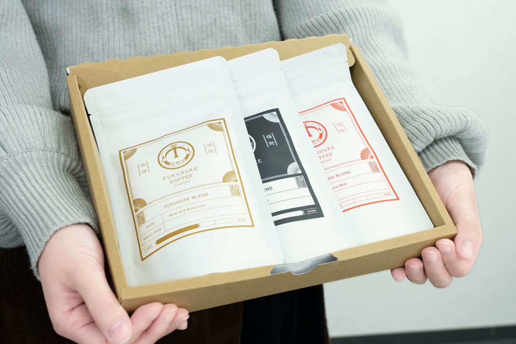 ブレンドコーヒー豆ギフト 100g×3種 | コーヒーギフト | FUKUSUKE COFFEE