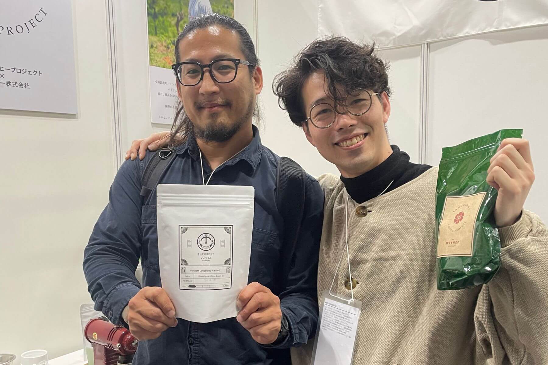 山岡清威さんと代表の三浦