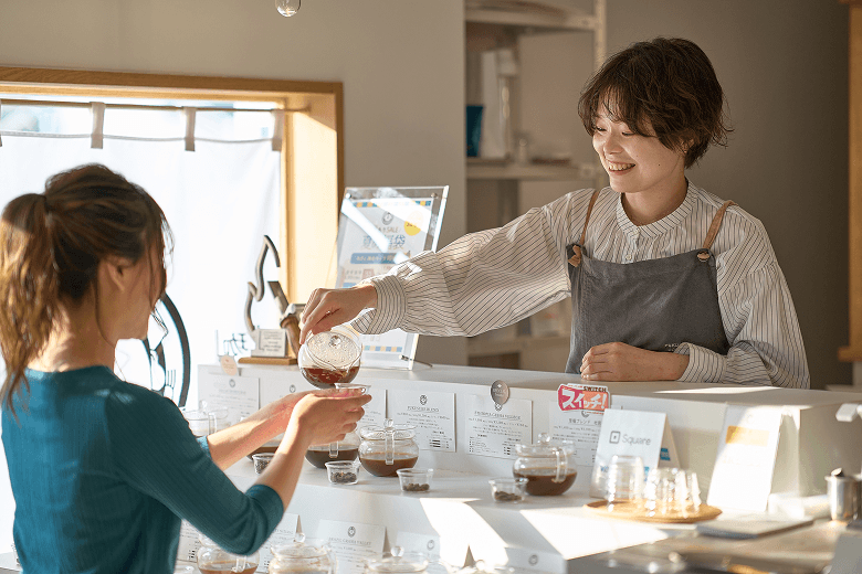 接客の様子