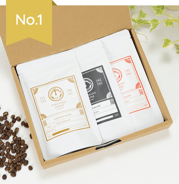 ブレンドコーヒー豆ギフト 100g×3種