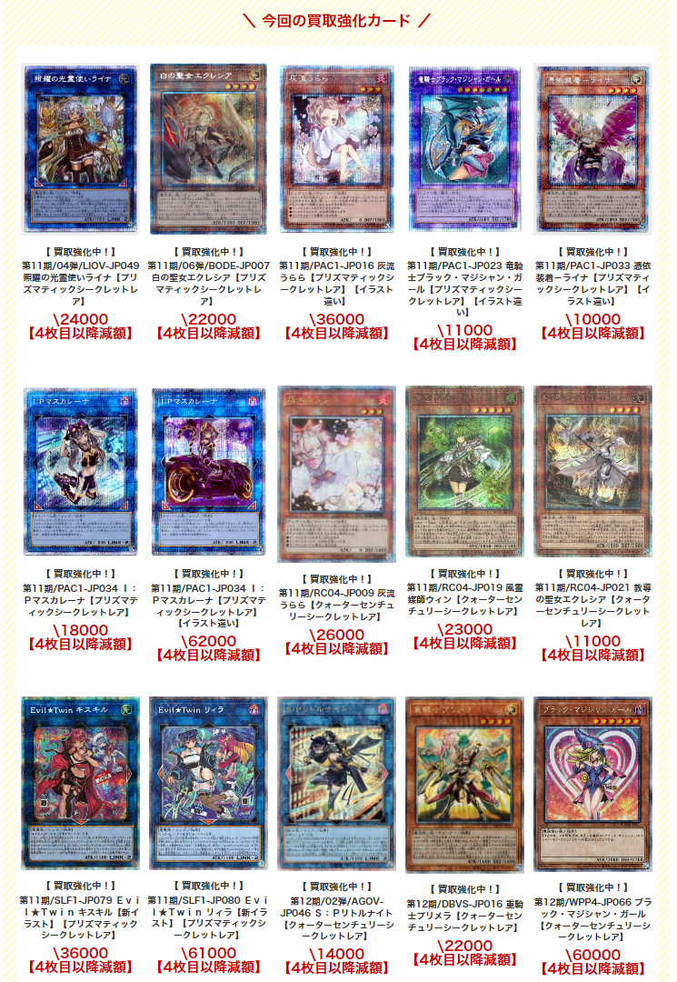 遊戯王OCG – 【フルアヘッド】高価買取表