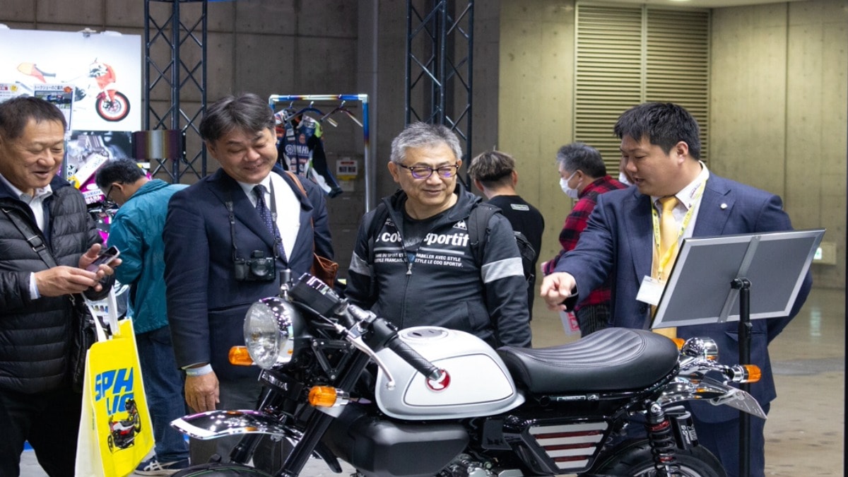 ショー会場での展示の様子