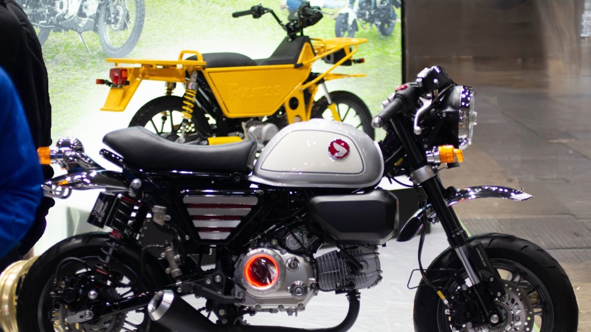 ショー会場での展示の様子