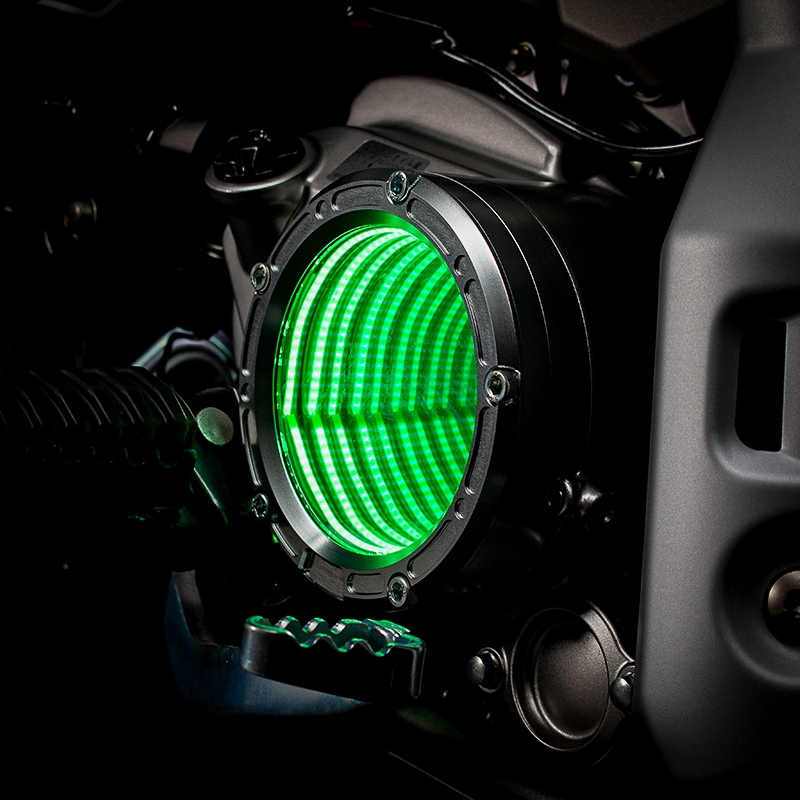 CT125専用ブラックホールキットの奥行きのある発光イメージ