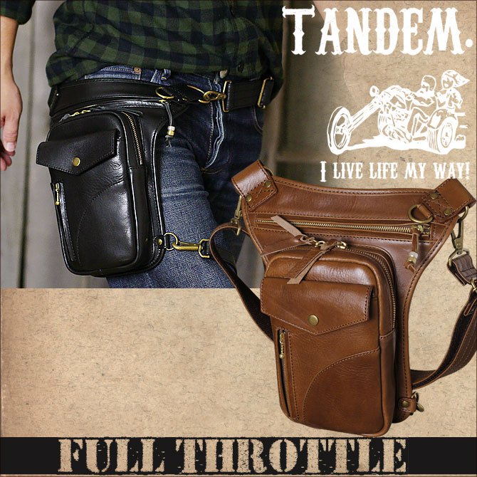 TANDEM LEATHER OLD SCHOOL ショルダー ポストマン - ショルダーバッグ