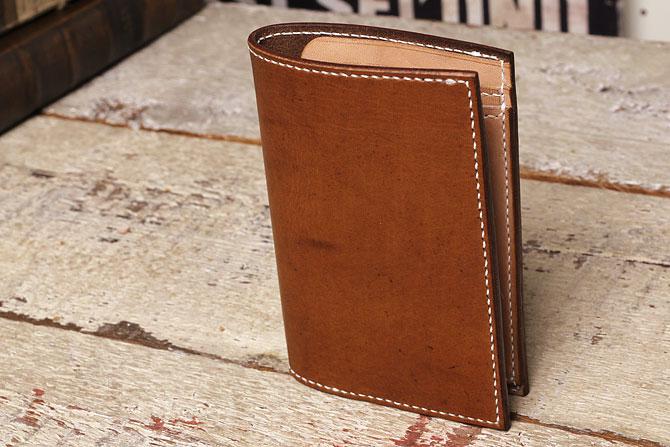 オーダーメイド】二つ折りウォレット 手縫い キャンモア HAYATE 