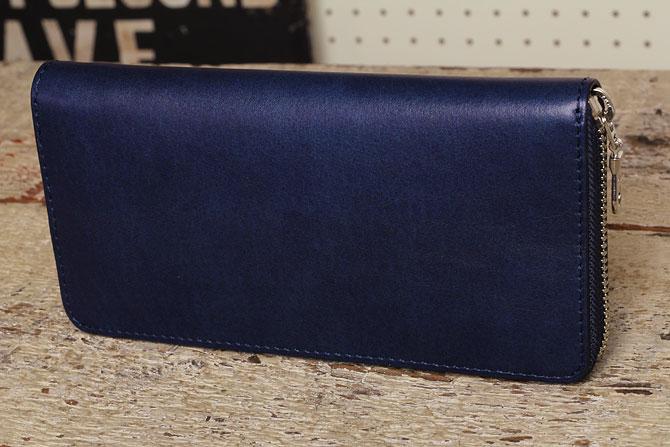 KOI 藍染め　長折財布