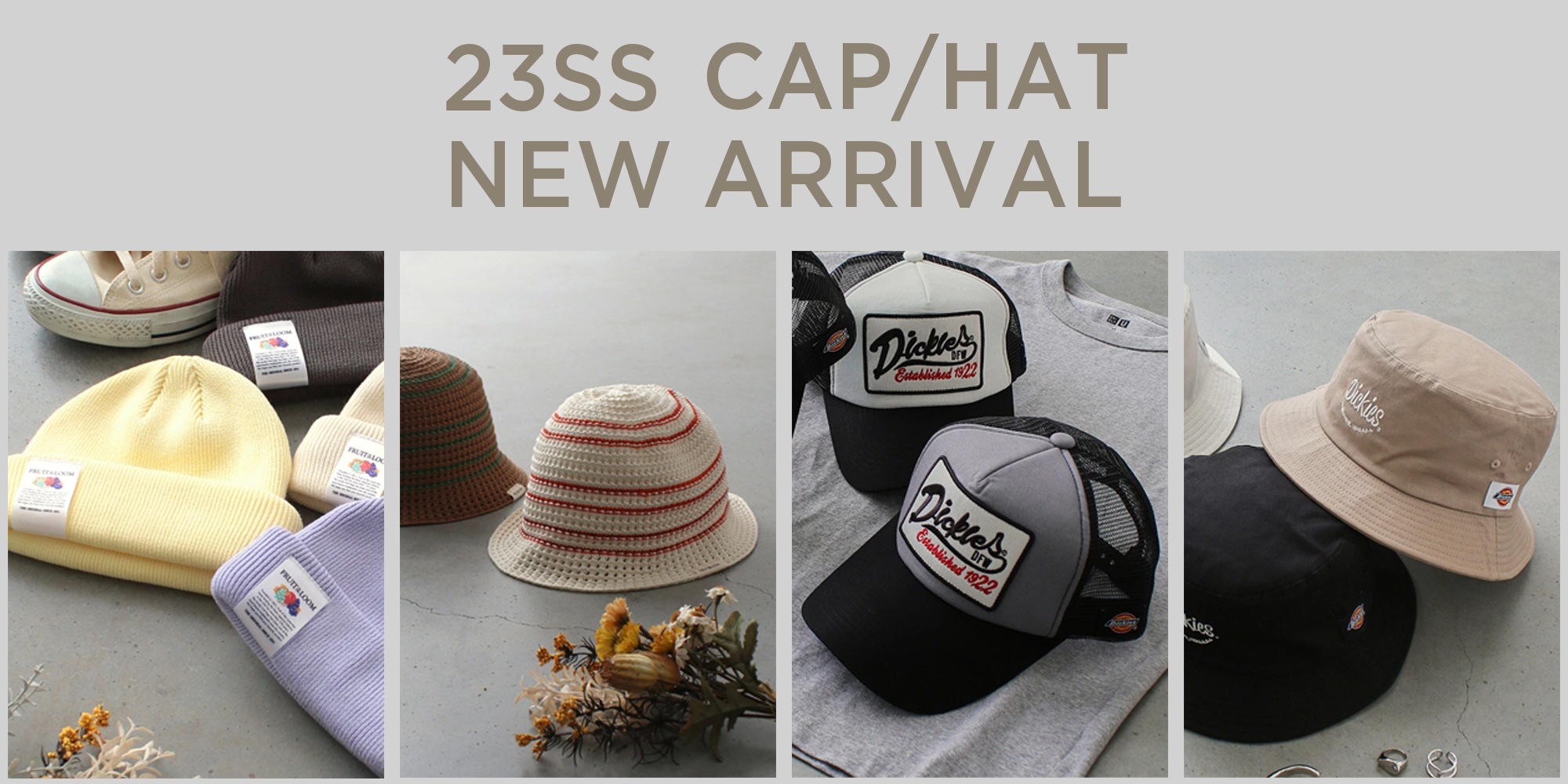 23SS CAP HAT cate