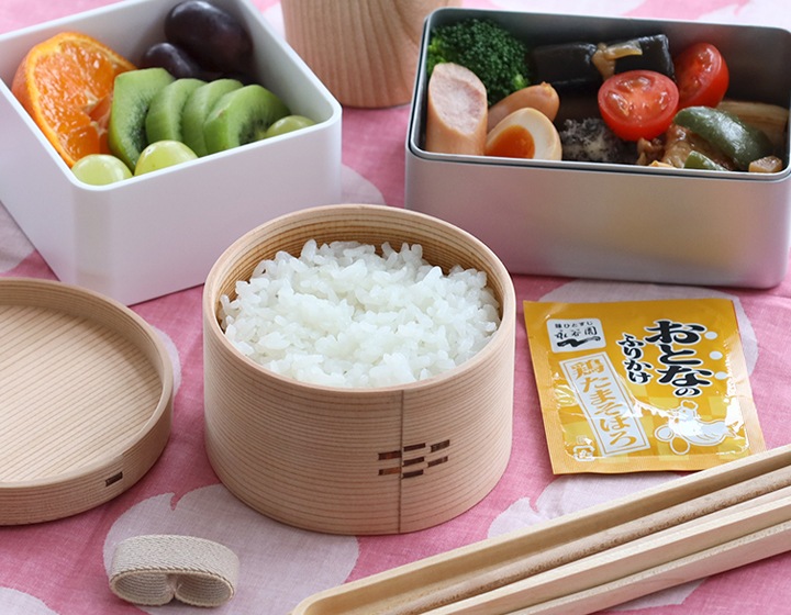 曲げわっぱ工房E08 丸好 梅 （深） | メーカー別,ま行,曲げ