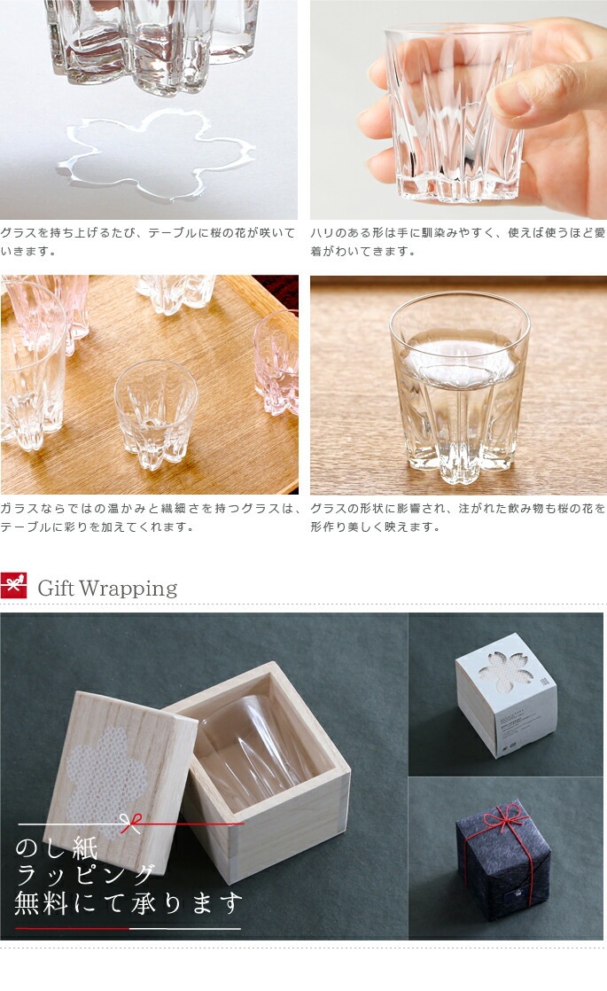 100%　サクラサクグラス【SAKURASAKU glass】　SAKE（サケ）　さくらさくグラス　酒器　ぐい呑み・お猪口