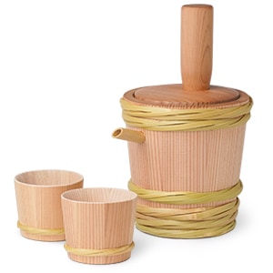 銚子樽2合ぐい呑みセット