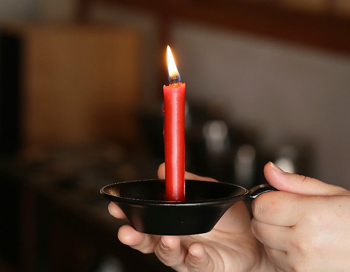 高澤ろうそく 丸型燭台 | メーカー別,た行,高澤商店 | がらんどう｜手