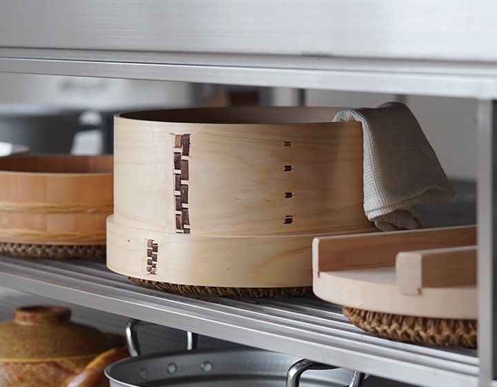 山一　和せいろ　木曽　2段　アルミ鍋付き　30cm 楽天市場】山一 アルミ円付鍋 30 両手鍋 目盛付 ガス火用 日本製