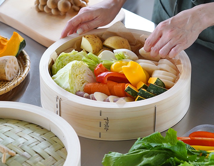 山一 中華せいろ 21cmと中村銅器製作所のアルミ鍋セット 山一 中華せいろ 21cmと中村銅器製作所のアルミ鍋セット