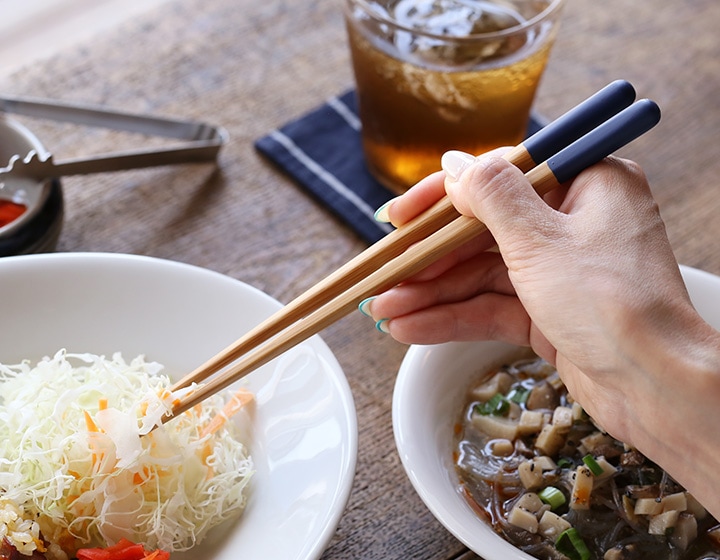 ヤマチク 新がんこ箸 21cm/23cm/24cm 全6色 | メーカー別,や行