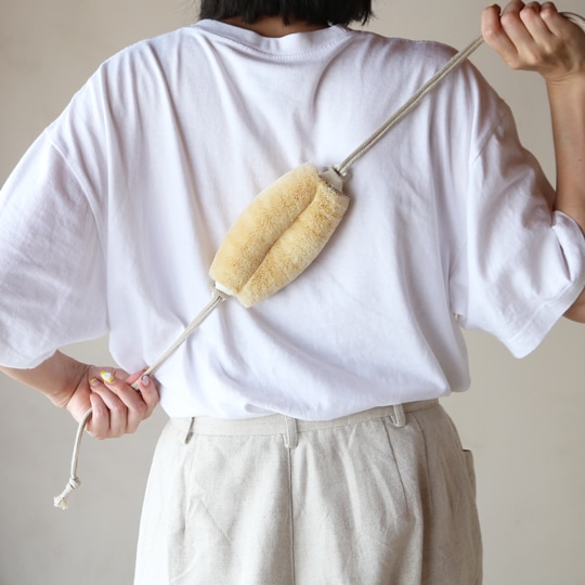 亀の子束子西尾商店 ボディたわし ひも付き