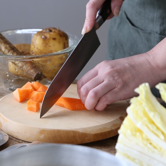 木屋 三徳包丁 180mm