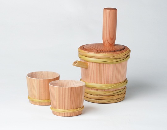 日樽 銚子樽ぐい呑みセット