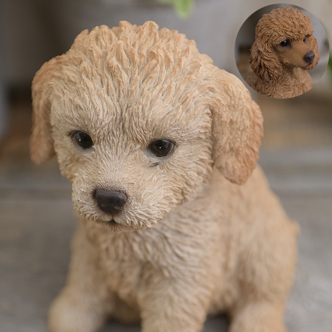 本物そっくり ゴールデンレトリバー ちょーだい 犬 置物わんちゃん