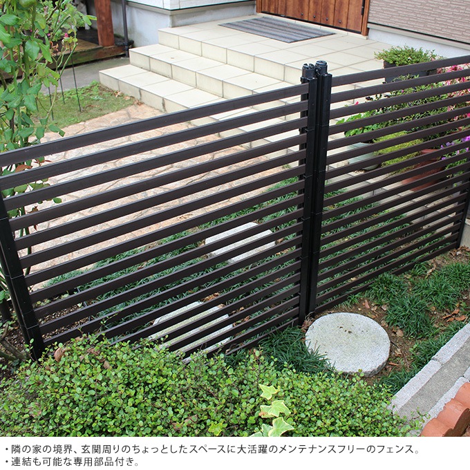 目隠しフェンス スチールパイプ ブラウン 90 180cm 仕切り 目かくしフェンス スチール 柵 ガーデニング 境界 簡単 設置 敷地 庭 外観 エクステリア ラティス フェンス ガーデン用品屋さん