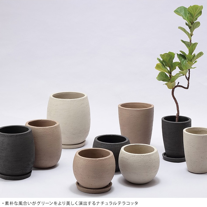 プランター 大型 鉢 大きい バルーン型 直径30cm ラウンド 丸い花壇 寄せ植え/植木鉢 シンプル/陶器 大きな/エントランス/ベランダ  バルコニー/室内 屋内 屋外/男前 ビンテージ/観葉植物/ | グリーン/ガーデニング,プランター、ポット、鉢カバー、受皿 | Nester