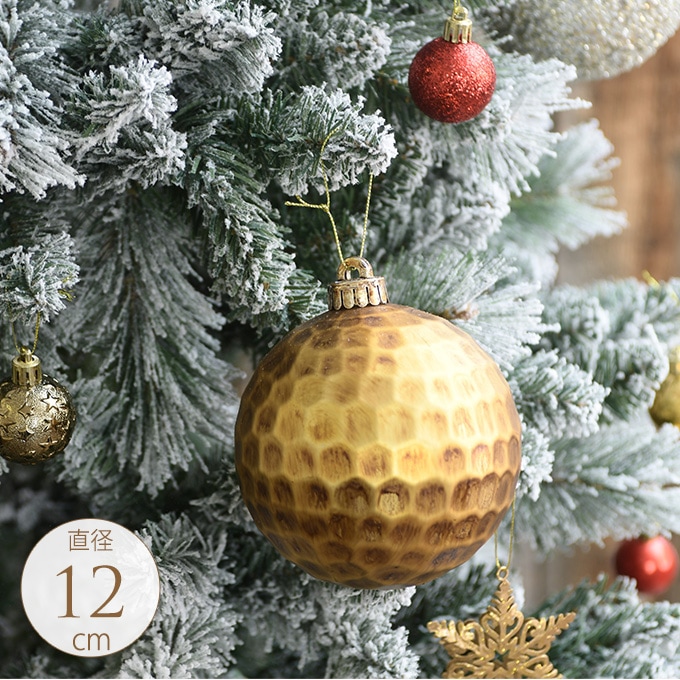 クリスマス オーナメント 北欧 レトロな輝きプロガントボール 1mm ゴールド 飾り クリスマス雑貨ツリー おしゃれ 装飾 ガーデン雑貨 オーナメント 置物 ガーデン用品屋さん