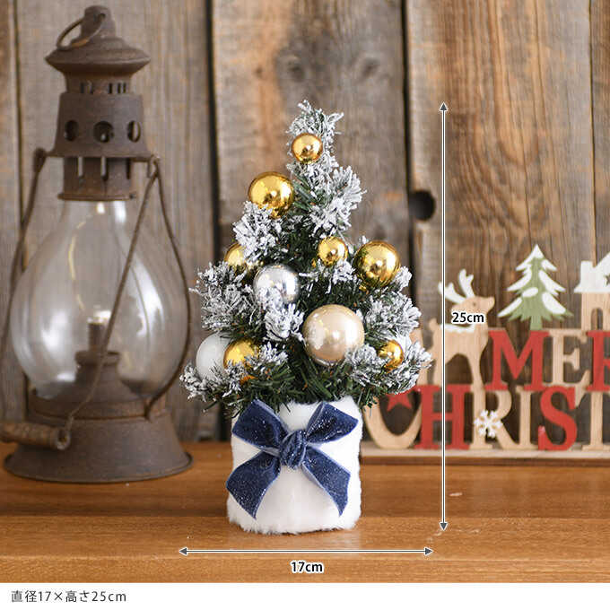 北欧 ミニ クリスマスツリー 金銀の実 S 高さ25cm クリスマス ツリー玄関 雑貨 飾り ナチュラル おしゃれ 小さい かわいい ミニツリー ガーデン雑貨 シーズン雑貨 ガーデン用品屋さん