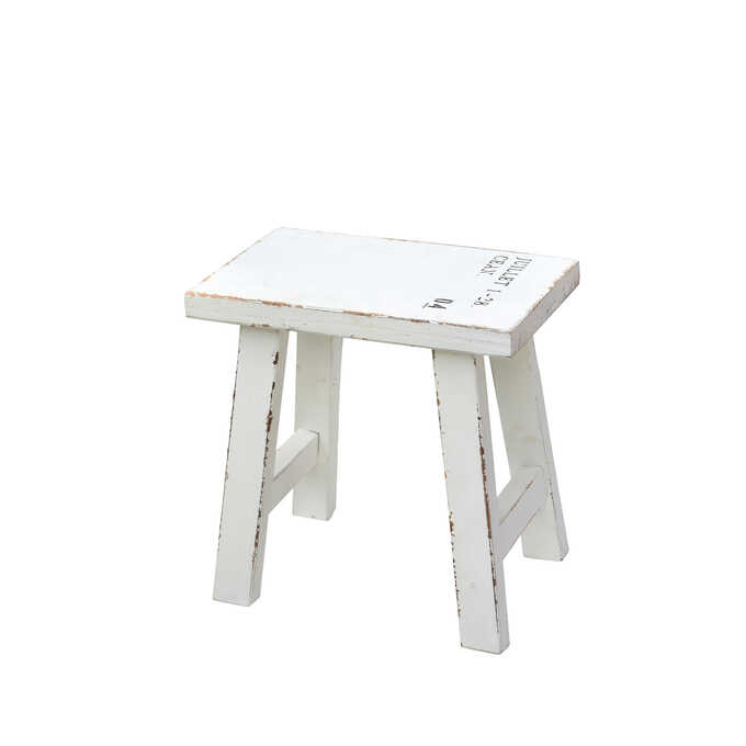 木製 花台 スツール 平和な日常 Platique タイプa ホワイト フラワースタンドおしゃれ ウッド チェア アンティーク 台 天然木 ガーデン雑貨 花台 フラワースタンド ラック ガーデン用品屋さん