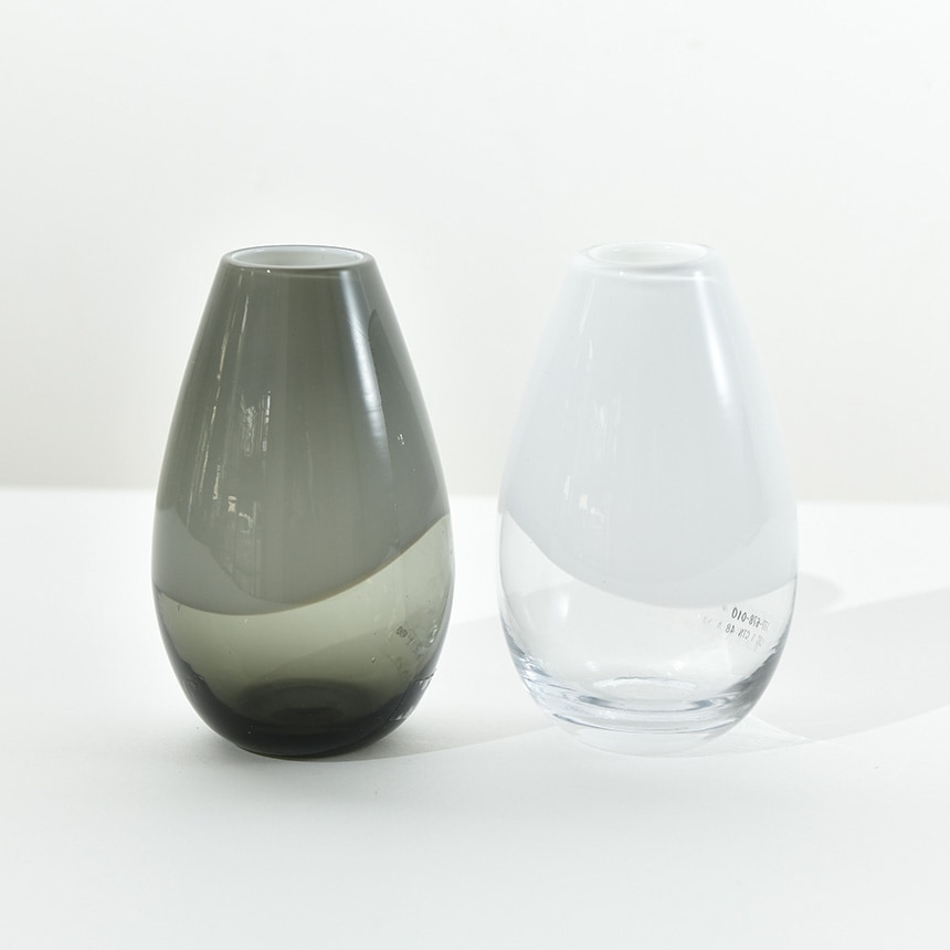 花瓶 ガラス 一輪挿し 北欧 おしゃれ Relation drop 高さ13cm ガラス